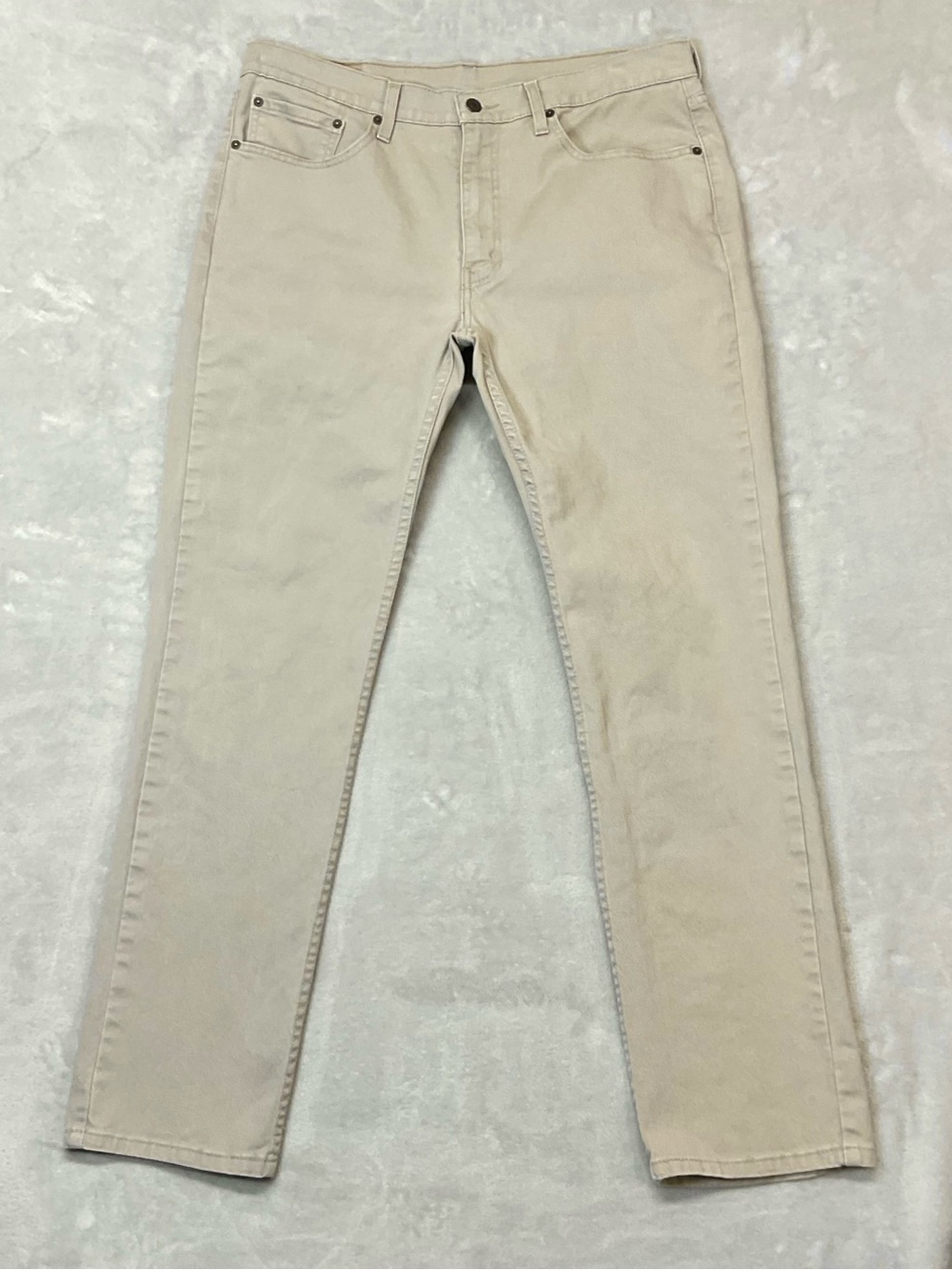 Levi’s 514 Tan Straight Leg Denim Jeans Men’s 36x32